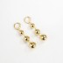 Geometric Metal Beads Charm Hoop Earring 60300105