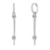 Full Zirconia Arrow Charm Hoop Earring 60300106