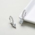 Waterdrop Zirconia Dangle Hoop Earring 60300112