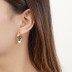 Vintage Round Sequins Dangle Hoop Earring 60300117