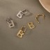 Hiphop Letter B Dangle Hoop Earring 60300118