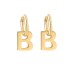 Hiphop Letter B Dangle Hoop Earring 60300118