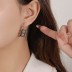 Hiphop Letter B Dangle Hoop Earring 60300118