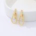 Unique Letter D U Shape Dangle Hoop Earring 60300120