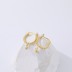 Vintage Metal Beads French Lock Hoop Earrings 60300153