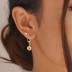 Metal Beads Hoop Earrings 60300155