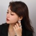 Vintage C Shape French Lock Hoop Earring 60400014