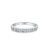 925 Sterling Silver Shiny Zirconia Band Ring 70100194