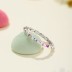 925 Sterling Silver Rainbow Zirconia Band Ring 70100205