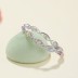 925 Sterling Silver Colorful Zirconia Band Ring 70100210