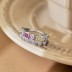 925 Sterling Silver Luxury Sweet Zirconia Band Ring 70100221