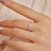 925 Sterling Silver Spark Full Zirconia Band Ring 70100224