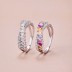 925 Sterling Silver Mariquesa Zirconia Band Ring 70100226