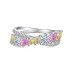 925 Sterling Silver Mariquesa Zirconia Band Ring 70100226