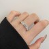 925 Sterling Silver Luxury 4mm Zirconia Band Ring 70100229