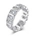 925 Sterling Silver Hiphop Zirconia Band Ring 70100231