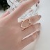 925 Sterling Silver Zirconia Heart Band Ring 70100236