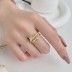 925 Sterling Silver Butterfly Zirconia Band Ring 70100238