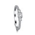 925 Sterling Silver Sparkle Zirconia Band Ring 70100239