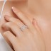 925 Sterling Silver Luxury Layers Zirconia Band Ring 70100241