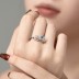 925 Sterling Silver Luxury Bow Zirconia Band Ring 70100248