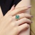 925 Sterling Silver Sparkle Flower Zirconia Band Ring 70100255