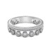 925 Sterling Silver Crown Zirconia Band Ring 70100259