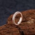 925 Sterling Silver Shiny Wedding Zirconia Band Ring 70100268