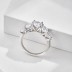 925 Sterling Silver Classic Zirconia Band Ring 70100275