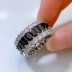 925 Sterling Silver Luxury Party Zirconia Band Ring 70100276