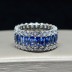 925 Sterling Silver Luxury Party Zirconia Band Ring 70100276