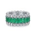 925 Sterling Silver Luxury Party Zirconia Band Ring 70100276