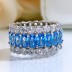 925 Sterling Silver Luxury Party Zirconia Band Ring 70100276