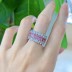 925 Sterling Silver Luxury Party Zirconia Band Ring 70100276