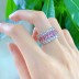 925 Sterling Silver Luxury Party Zirconia Band Ring 70100276