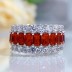 925 Sterling Silver Luxury Party Zirconia Band Ring 70100276