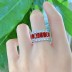 925 Sterling Silver Luxury Party Zirconia Band Ring 70100276