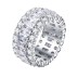 925 Sterling Silver Luxury Party Zirconia Band Ring 70100276