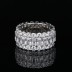 925 Sterling Silver Luxury Party Zirconia Band Ring 70100276