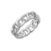 925 Sterling Silver Unique Hiphop Zirconia Band Ring 70100281