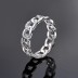 925 Sterling Silver Unique Hiphop Zirconia Band Ring 70100281