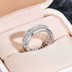 925 Sterling Silver Luxury Party Zirconia Band Ring 70100289