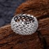 925 Sterling Silver V Shape Zirconia Band Ring 70100297