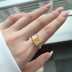 8A Ice Flower Cut Square Zirconia Ring 70200075