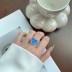 925 Sterling Silver Opal Heart Solitaire Ring 70200204