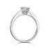 925 Sterling Silver Wedding Zirconia Solitaire Ring 70200205