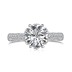 925 Sterling Silver Party Zirconia Solitaire Ring 70200208