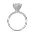 925 Sterling Silver Party Zirconia Solitaire Ring 70200208