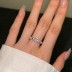 925 Sterling Silver Luxury Zirconia Solitaire Ring 70200220