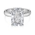 925 Sterling Silver Luxury Zirconia Solitaire Wedding Ring 70200221